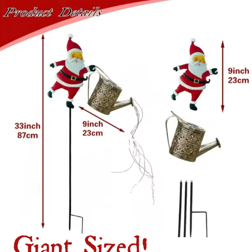 Super Solar Powered Santa Lantern